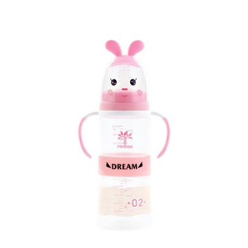330ml Baby Milk Feeding Bottles With Silicone Nipple