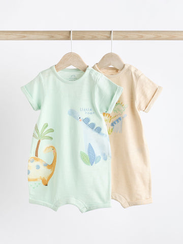 Dinosaur Jersey Baby Romper