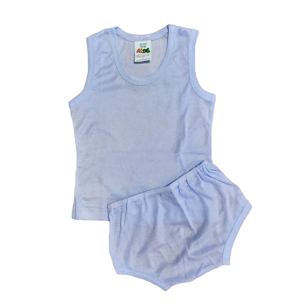 1pc Velona Coloured Baby Vest and Pant