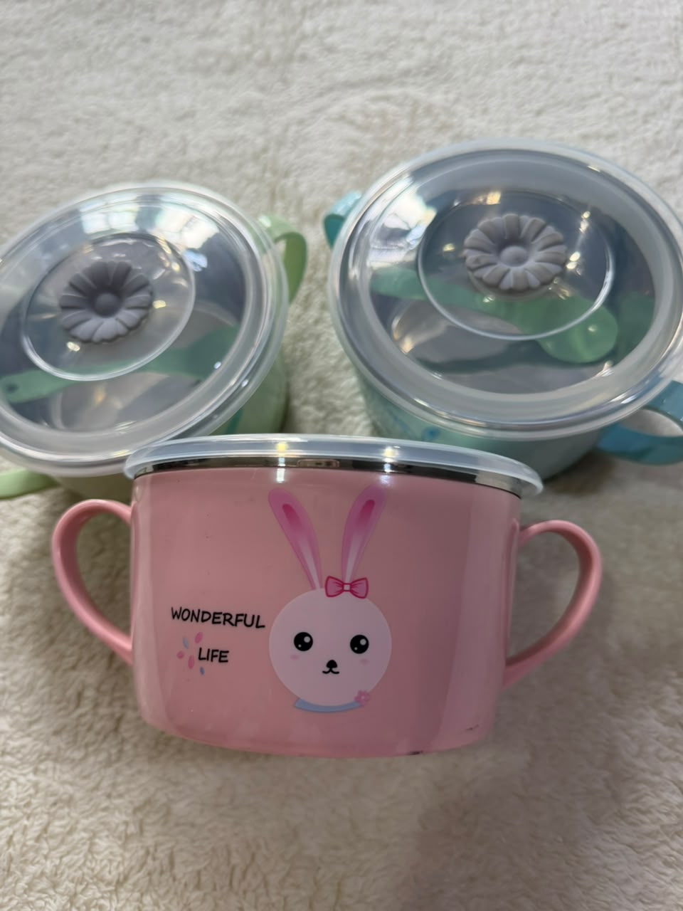 Stainless steel baby bowl