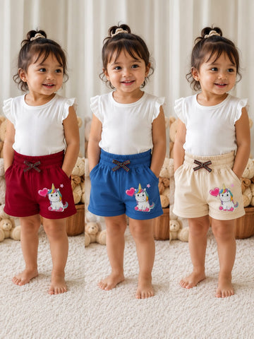 These cute cotton kids' shorts